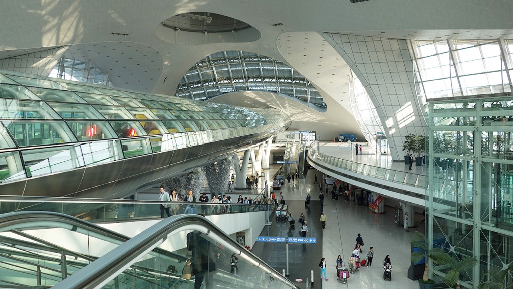 Incheon International Airport in South Korea
